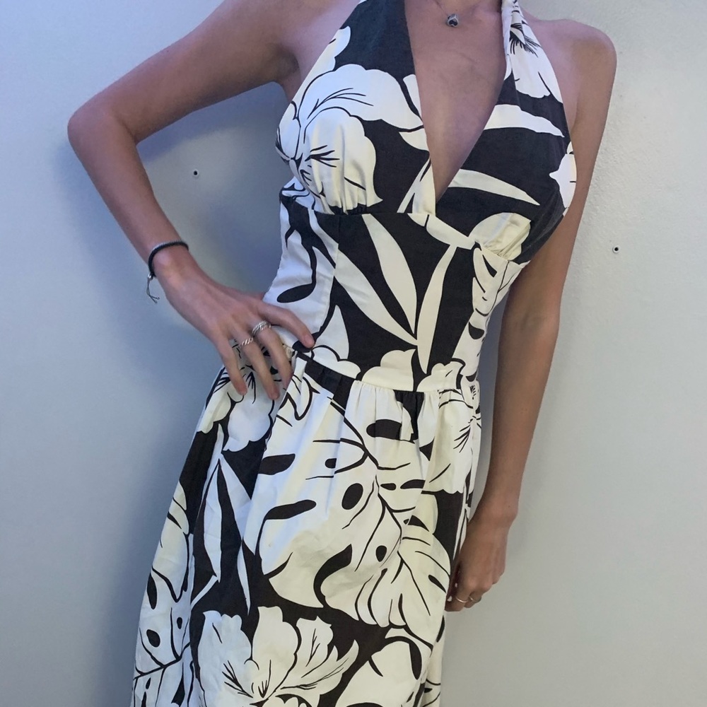 Halter top flower dress